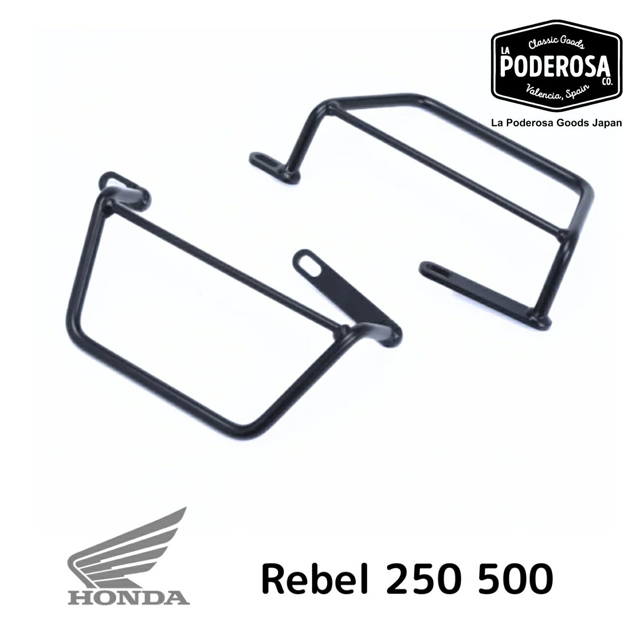 HONDA Rebel 250 Rebel 500用ブラケット ホンダ レブルLaPoderosaGoods サドルバッグ サイドバッグ国内在庫あり 即納