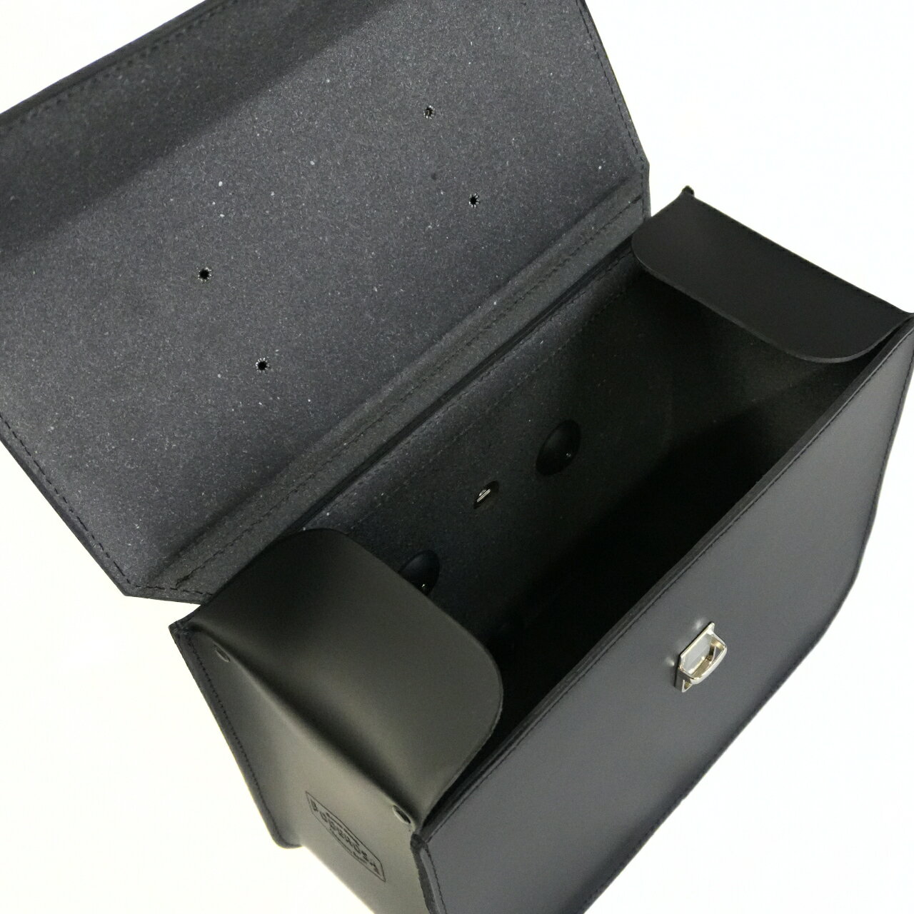 Garmisch 15L All Leather Saddlebag LaPoderosaGoods バイク用本革サドルバッグ サイドバッグ 15Lサイズ スペイン製 クリックフィックス国内在庫あり 即納