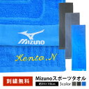 刺繍料金込み 名入れ スポーツタオル ミズノ タオル 刺繍 mizuno 刺しゅう 無地 サイズ 34x110cm 綿100% ブランドタオル スポーツブランド タオル 公式認定販売 部活 スポーツ 長い フェイスタオル 学校用 部活用 MIZUNO ブランド ロゴ プレゼント ギフト 送料無料の商品画像