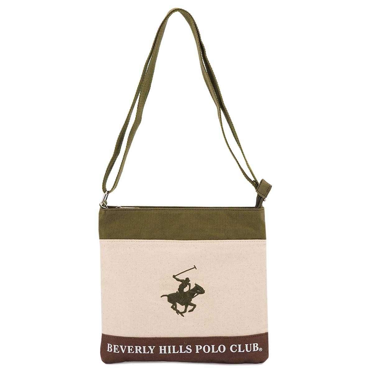 BEVERLY HILLS POLO CLUB ビバリーヒルズポロクラブ ショルダーバッグ BHC002 TOTO レディース 女性 鞄 かばん カバン 斜め掛け 斜めがけ IV/KA/KA アイボリー カーキ カーキ