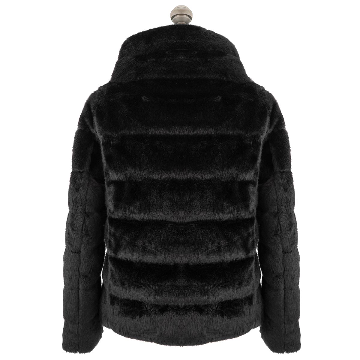 ファージャケット HERNO ヘルノダウンジャケット 2022年-2023年秋冬新作 PI1166D 12354 LADY FAUX FUR LADY FAUX FUR レディース 女性 エコファー ダウンコート ファーコート 9300 NERO ブラック