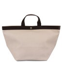 Herve Chapelier エルベシャプリエ トートバッグ 725GP L SQUARE BASE TOTE BAG レディース 女性 リュクス舟型トートL 63 MASTIC/69 MOKA マスティック×モカ