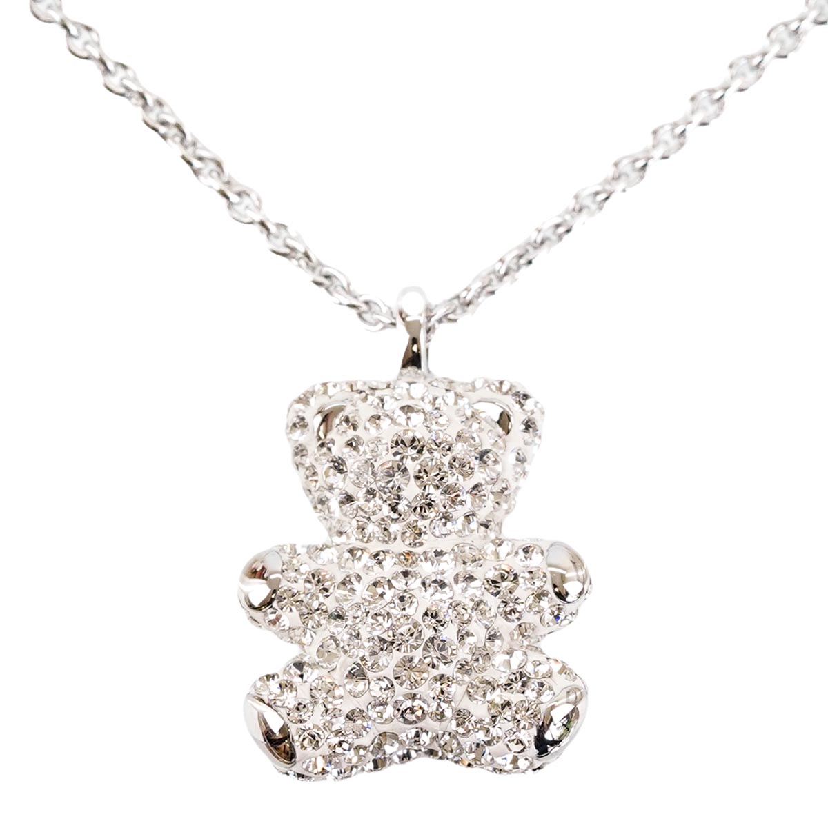 ネックレス SWAROVSKI スワロフスキー 5345684 Teddy necklace レディース 女性 ペンダント くま SILVER シルバー