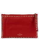 VALENTINO ヴァレンティノ ヴァレンチノ クラッチバッグ QW2B0147BOL ROCKSTUD WRISTLET POUCH レディース 女性 ポーチ 0RO ROSSO V レッド