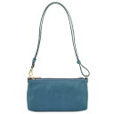 IL BISONTE Cr]e V_[obO BSH091 PV0001 SHOULDER BAG SMALL fB[X  NX{fB  BL313 BLUE DENIM u[fj