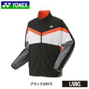 【LINE追加で5%OFFクーポンプレゼント】【送料無料】裏地付きウォームアップシャツ(フィットスタイル) 50143 ユニセックス ジャージ バドミントン テ...