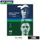 【ポイント5倍】POLYTOUR STRIKE 120 ポリツアーストライク120 　PTGST120 ヨネックス YONEX テニス　ガット　ストリング