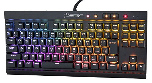 Corsair K65 RAPIDFIRE CherryMX Speed RGB COMPACT-日本語 ゲーミングキーボード- KB356 C