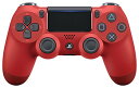 【5/1クーポン配布&ポイントUP】純正品ワイヤレスコントローラー (DUALSHOCK 4) マグマ・レッド (CUH-ZCT2J11)