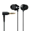 【マラソン最大46倍】エレコム ステレオイヤホン カナル型 φ3.5mm Fast Music F12C φ10.0mm ブラック EHP-F12CABK