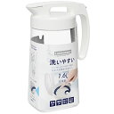 【マラソン最大46倍】岩崎工業 冷水筒 1.6L シームレスピッチャー K-1285 W 熱湯可 日本製