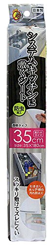 【5/1クーポン配布&ポイントUP】東和産業 食器棚シート 防虫 幅35cm システムキッチン用