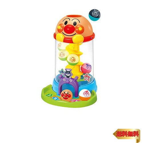 【マラソン最大46倍】ジョイパレット(JOYPALETTE) アンパンマン NEW にぎって おとして 光るくるコロタワー