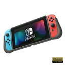 【マラソン最大46倍】任天堂ライセンス商品タフプロテクター for Nintendo Switch クリア×ブラックNintendo Switch 旧モデル専用