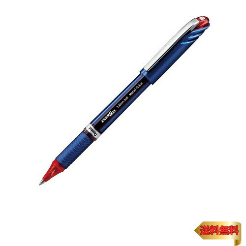【マラソン最大46倍】ぺんてる ゲルインキボールペン エナージェルユーロ BL30-B 1.0赤 10本