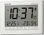 【5/1クーポン配布&ポイントUP】リズム(RHYTHM) 目覚まし時計 電波時計 デジタル 温度 湿度 カレンダー ホワイト 12.9x16.9x2.8cm 8RZ203SR03