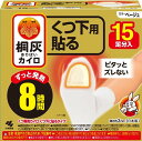 【マラソン最大46倍】小林製薬 桐灰カイロ くつ下用 貼る つま先 ベージュ 15足分入