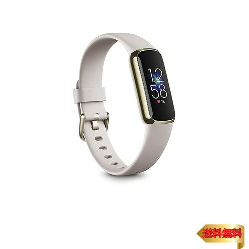 フィットビット スマートウォッチ（売れ筋ランキング） 【5/1クーポン配布&ポイントUP】Fitbit Luxe トラッカー フィットネストラッカー ルナホワイト/ソフトゴールド [5日間以上のバッテリーライフ/スマートウォッチ]