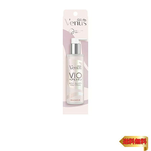 ・ 190ミリリットル (x 1) ・ラインナップ商品のカミソリと合わせて2Stepケア 1.VIOにやさしいジェルでシェービング時に肌を保護* *潤滑効果により 2. スキンセイフティーバー付きカミソリで肌にやさしく剃る・190ml VIOにやさしいジェルでシェービング時に肌を保護* *潤滑効果により・VIOゾーンの 肌を守る・皮膚科学、産婦人科学テスト済み・シェーブジェルかクレンザーとして使用する"商品紹介 ヴィーナス史上初 肌にやさしいVIOケア、誕生 シェービングによるヒリヒリ感と剃り残しを減らし、なめらかな肌へ VIOゾーンの肌を 守る 2Stepケア 1.ヴィーナス 2イン1 クレンザー＋シェーブジェル VIOにやさしいジェルでシェービング時に肌を保護* *潤滑効果により 2.ヴィーナスのVIOヘア＆スキン カミソリ スキンセーフティーバー付きカミソリで肌にやさしく剃る VIO ヘア＆スキン VIOヘア&スキンシリーズのカミソリは、VIOヘア&スキンシリーズの替刃とのみ 互換性があり、他のヴィーナスシリーズとは互換性がありません。 VIOゾーンの 肌を守る 皮膚科学、産婦人科学テスト済み 使用方法： 肌をお湯で十分に濡らす。 本品を適量手に取り、肌全体に伸ばす。 シェーブジェルかクレンザーとして使用する。 シェービング、クレンジング後は洗い流す。 原材料・成分 水、ラウロアンホ酢酸Na、ミリストイルサルコシンNa、トリデセス硫酸Na、グリセリン、ソルビトール、アクリレーツコポリマー、クエン酸、安息香酸Na、サリチル酸Na、トリオレイン酸PEG-120メチルグルコース、EDTA-2Na、ヤシ油、オリーブ果実油、ホホバ種子油 ご注意(免責)必ずお読みください ご注意(免責) 必ずお読み下さい 在庫完売の際は、お取寄せ又はキャンセルとなる場合がございます。また、Amazon配送予定日と弊社商品お届け予定日は異なる場合もございますので予めご了承下さい。 商品は予告なくパッケージ変更の場合もあります。お客様都合によるごはお受けできません