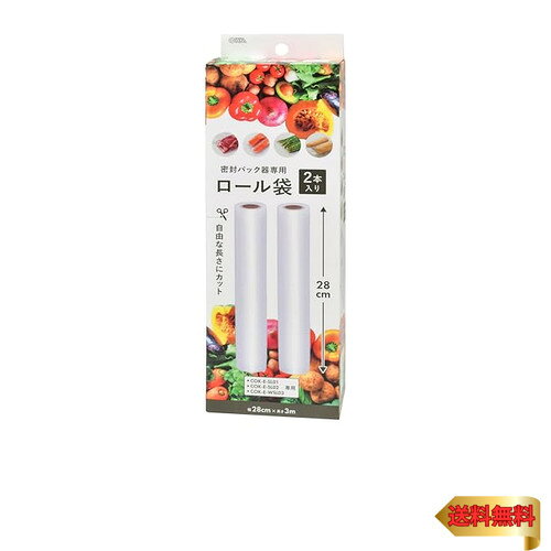2本入りホワイト/28cm×3m/COK-E-SM282・Size:28cm×3mStyle:2本入り・パッケージ個数:1・外形寸法：約 幅28cm×長さ3m●個分け保存で 新鮮長持ち ●冷凍からあたため調理まで可能 ●自由な長さにカットしてご利用いただけます ●幅28cm×長さ3m ●2本入り