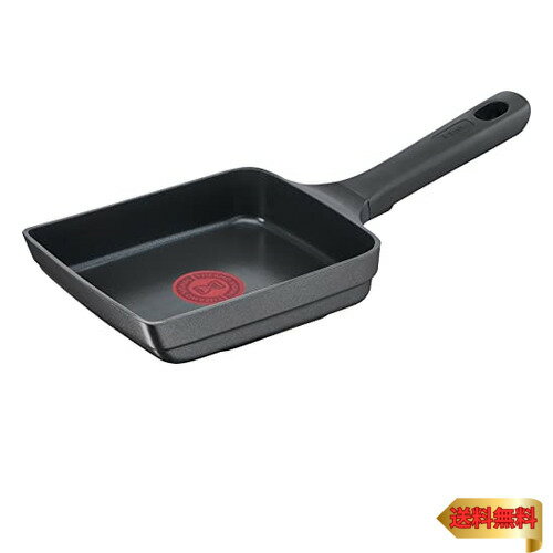 【マラソン最大46倍】ティファール 玉子焼き器 14×18cm 鋳物 IH ガス火対応 「キャストライン アロマ プロ エッグロースター」 こびりつきにくい ブラック