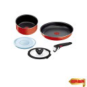 【マラソン最大46倍】ティファール(T-fal) インジニオパプリカレッドセット5