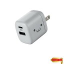 【マラソン最大46倍】エレコム(ELECOM) 急速充電器 Type-C USB PD対応 30W 2ポート (USB-C/USB-A) 小型 軽量 [PD3.0対応