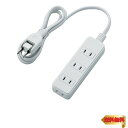 【マラソン最大46倍】エレコム 電源タップ 雷ガード スウィングプラグ 4個口 1m ホワイト T-KS02-2410WH