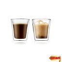【マラソン最大46倍】Bodum(ボダム) BODUMグラス コップ タンブラー CANTEEN キャンティーン ダブルウォール グラス 200ml 2個セット...