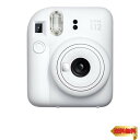 【5/1クーポン配布&ポイントUP】富士フイルム(FUJIFILM) チェキ インスタントカメラ instax mini 12 クレイホワイト INS MINI 12 WHITE