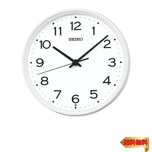 【マラソン最大46倍】セイコークロック(Seiko Clock) 掛け時計 電波 アナログ 金属枠 白 直径270×48mm KX268W 【マラソン最大46倍】セイコークロック(Seiko Clock) 掛け時計 電波 アナログ 金属枠 白 直径270×48mm KX268W