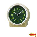 【マラソン最大46倍】セイコークロック(Seiko Clock) 目覚まし時計 置き時計 自動点灯 アナログ 集光樹脂文字板 夜でも見える 薄金色パール 116×11