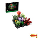 【5 1クーポン配布&ポイントUP】レゴ LEGO 多肉植物 10309 おもちゃ フェイクグリーン インテリア おしゃれ ブロック 誕生日 プレゼント ギフト 花 造花 フラワ