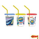 【マラソン最大46倍】スケーター ストロー付 タンブラー 230ml 3個 プラレール 22 日本製 SIH2ST-A
