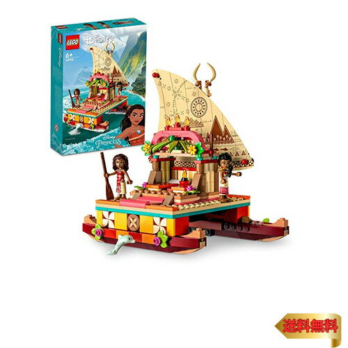 【5/1クーポン配布 ポイントUP】レゴ(LEGO) ディズニープリンセス モアナと 冒険のボート 43210 おもちゃ ブロック プレゼント お姫様 おひめさま 冒険 女の子 6