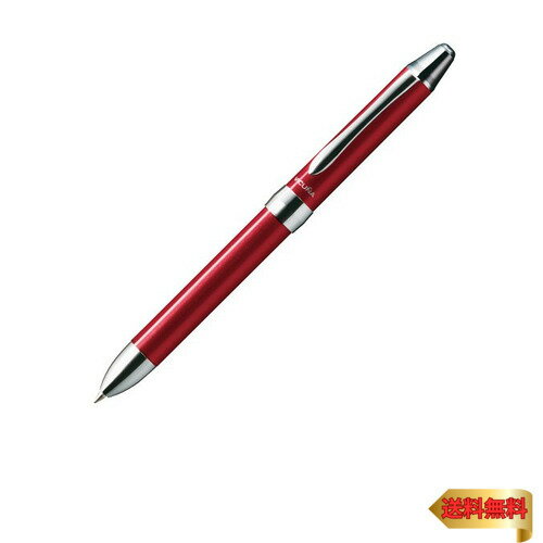 【マラソン最大46倍】ぺんてる 多機能ボールペン ビクーニャEX XBXW1375B レッド