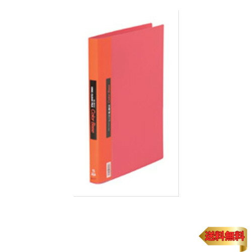 【マラソン最大46倍】キングジム クリアーファイル カラーベース 差替式 A4S 139 赤