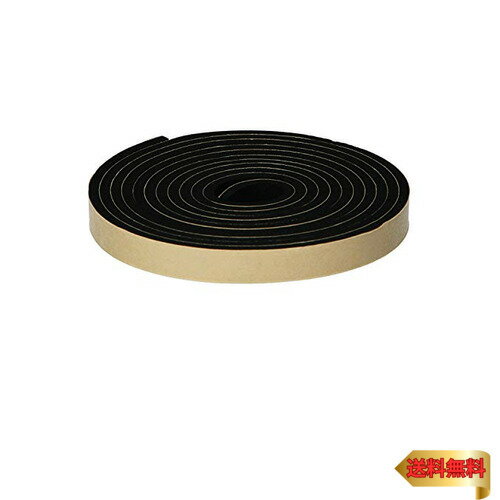 【マラソン最大46倍】ニトムズ 戸あたり消音テープ ブラック 3mm×10mm×2m E0272