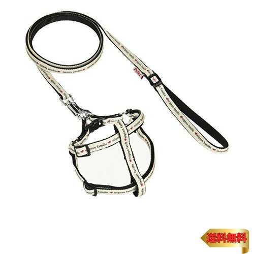 【マラソン最大46倍】ペティオ (Petio) ワンワンカジュアル デニムスタイルハーネス&リード ホワイト ..