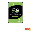 Seagate BarraCuda 3.5インチ 2TB 内蔵 ハードディスク HDD PC 2年 6Gb/s 256MB 5400rpm 代理