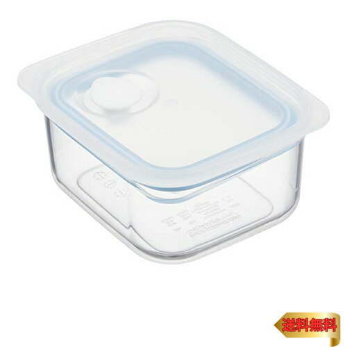 【マラソン最大46倍】パール金属 Easy Clean 浅型 密閉 保存容器 S ブルー 【日本製】 HB-2627