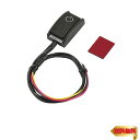 【マラソン最大46倍】エーモン 貼り付けプッシュスイッチ ON-OFF DC12V・200mA 発光色:ホワイト 3224