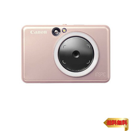 【5/1クーポン配布&ポイントUP】キヤノン Canon インスタントカメラプリンター iNSPiC ZV-223-PK 写真用 ピンク 小