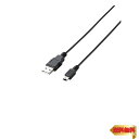 【マラソン最大46倍】エレコム RoHS指令準拠&環境配慮パッケージ エコUSBケーブル USB2.0 A-miniBタイプ 3m ブラック U2C-JM30BK(4)