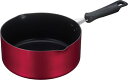 【マラソン最大46倍】サーモス デュラブルシリーズ 片手鍋 クックパン 20cm レッド IH対応 KNA-020S R