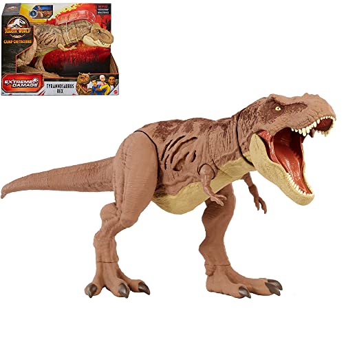 【ポイント消化】マテル ジュラシックワールド(JURASSIC WORLD) ダメージ T-レックス 全長:43 4歳~ GWN26