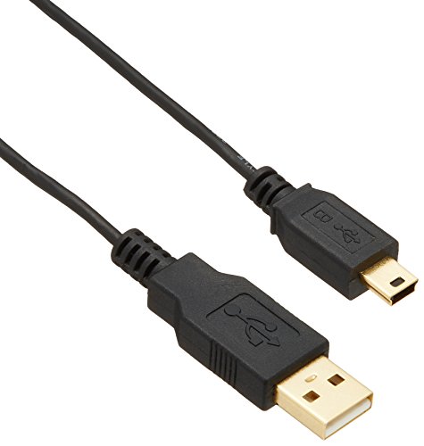 5/1ݥ&ݥUPBUFFALO USB2.0֥ (A to miniB) ॿ ֥å 1m BSUAMNSM210BK