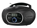 【マラソン最大46倍】東芝CDラジオ Bluetooth搭載 横型コンパクト TY-CW10(K) ブラック