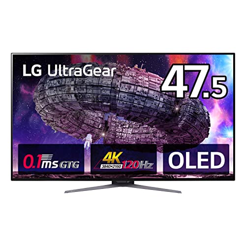 【5/1クーポン配布 ポイントUP】LG ゲーミングモニター UltraGear 48GQ900-B 47.5インチ 有機EL 4K(3840×2160)@120Hz / アンチグ