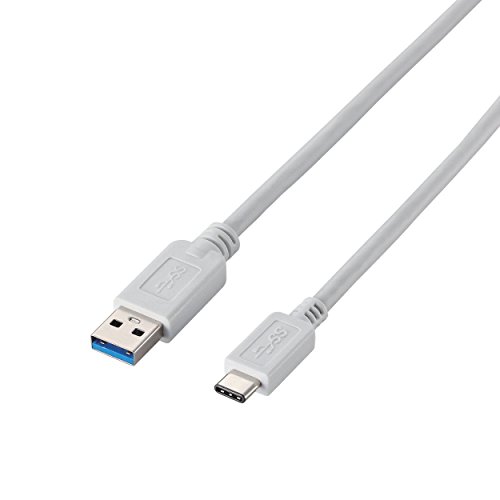 【6/1クーポン配布&ポイントUP】エレコム USBケーブル Type C USB A to USB C 15W 1m USB3.1 ホワイト USB3-APAC10WH